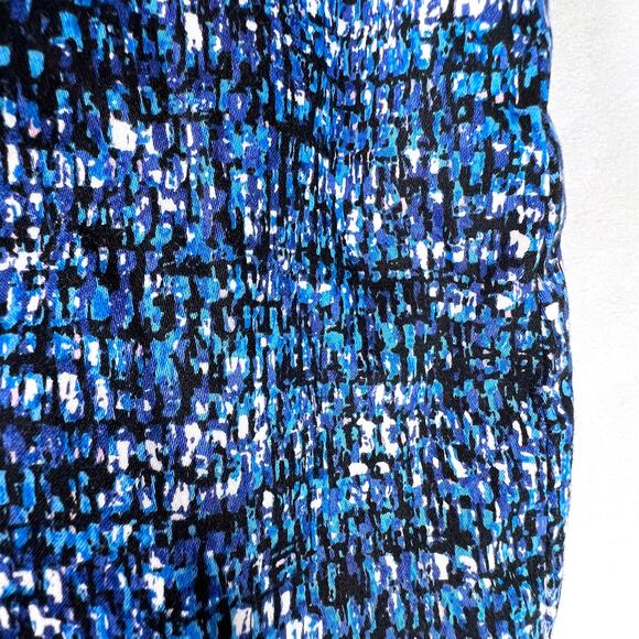 DKNY Blue Patterned Pencil Skirt 12 - Picture 10 of 10
